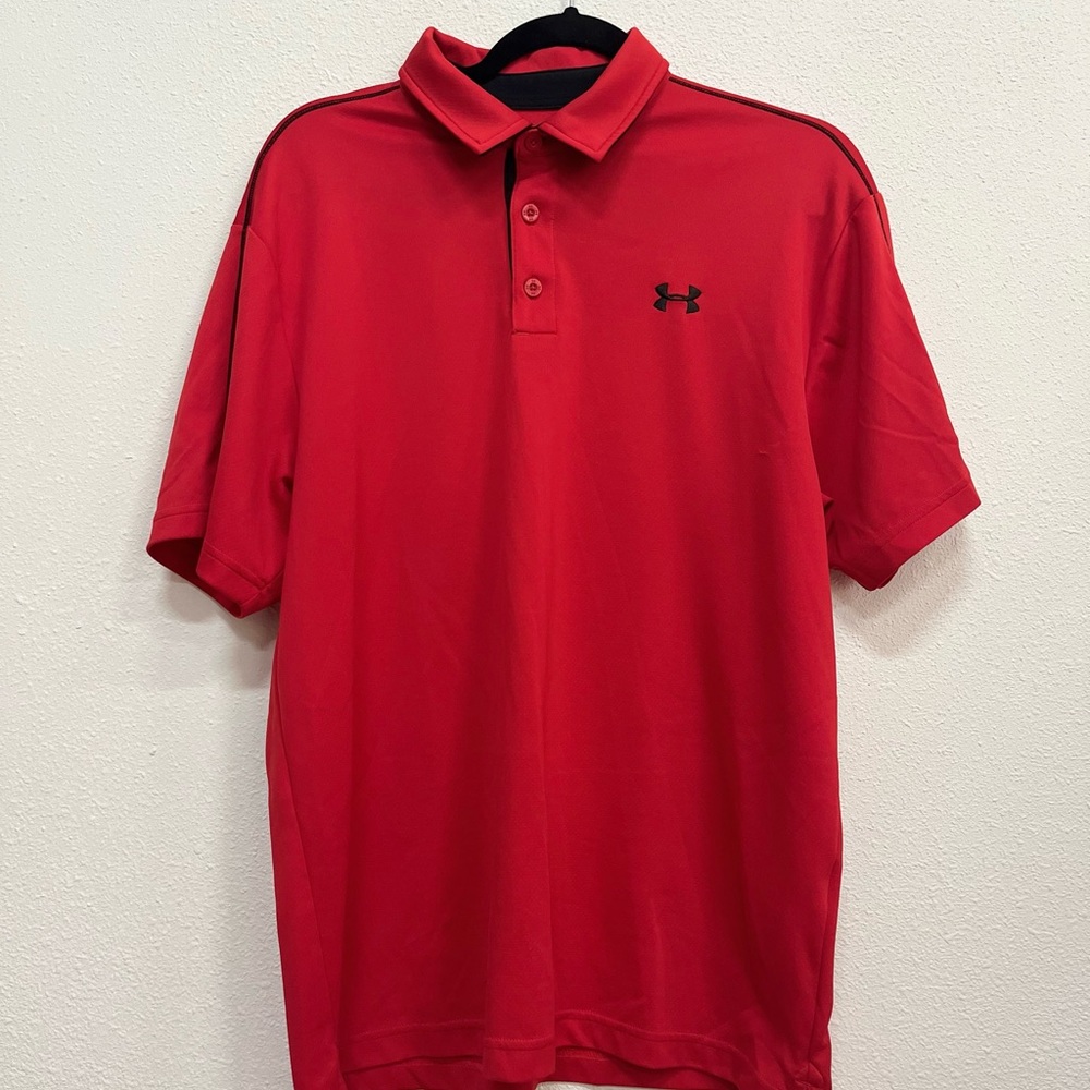 LG Men's Red Polo Shirt